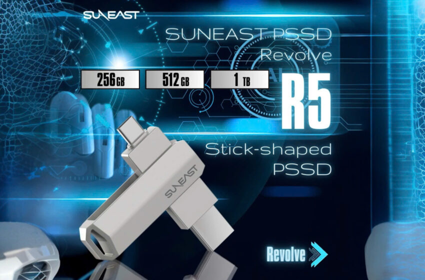  SUNEAST Revolve R5 – Ổ cứng SSD di động nhỏ gọn, kết nối nhanh, lưu trữ thông minh